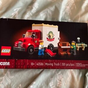 SOLD!!! LEGO Moving Truck Set - Red, White, and Black